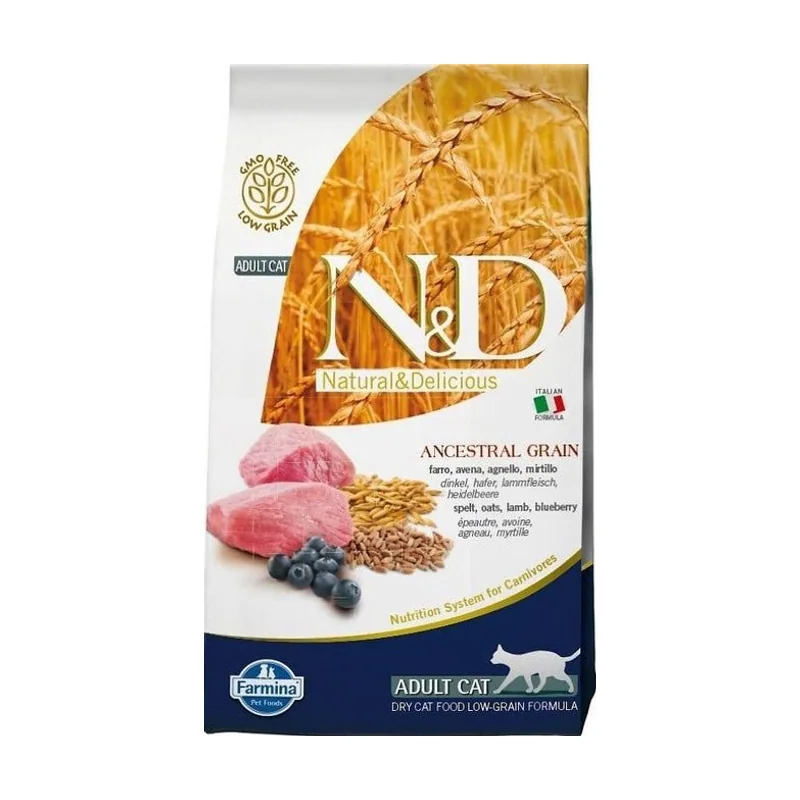 Farmina N&D Ancestral Cordero Alimento Sólido para Gatos 1.5kg