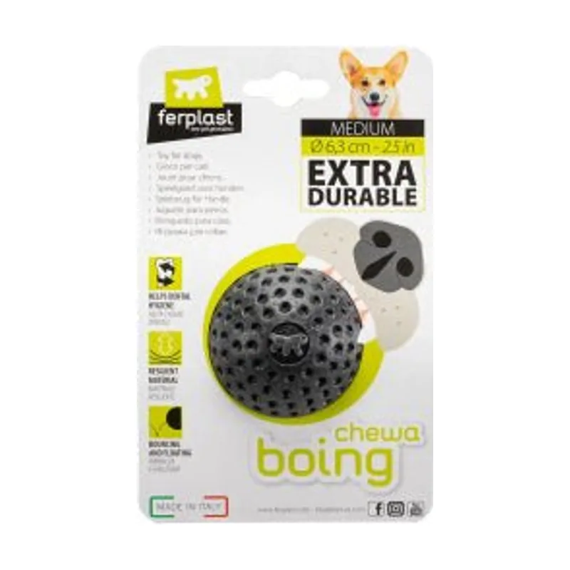 Ferplast Chewa Boing Ball M Juguete Amarillo 1