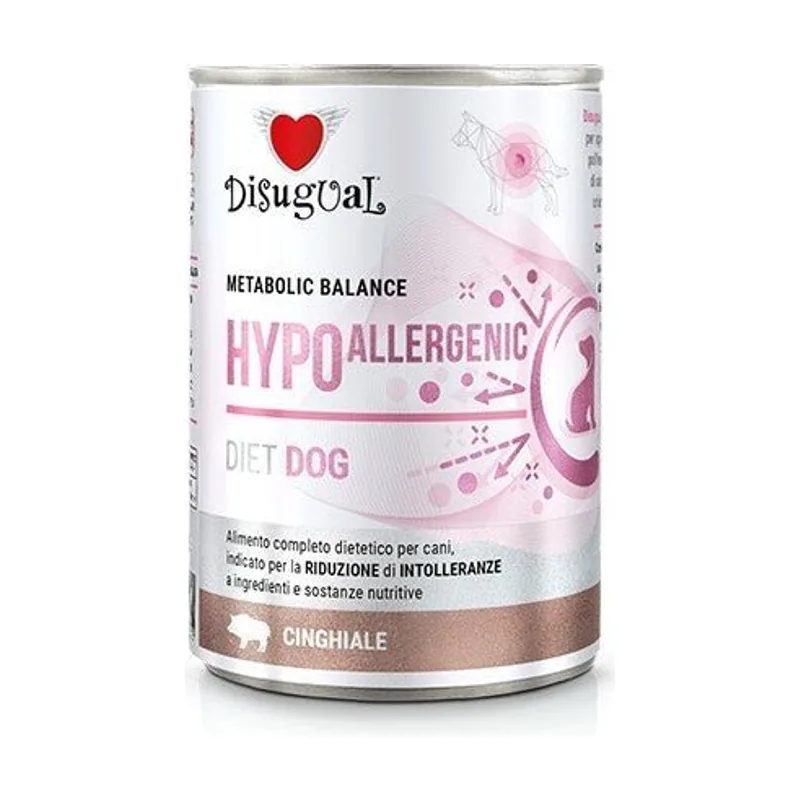 Disugual Diet Dog Comida Hipoalergénica de Jabalí 400g