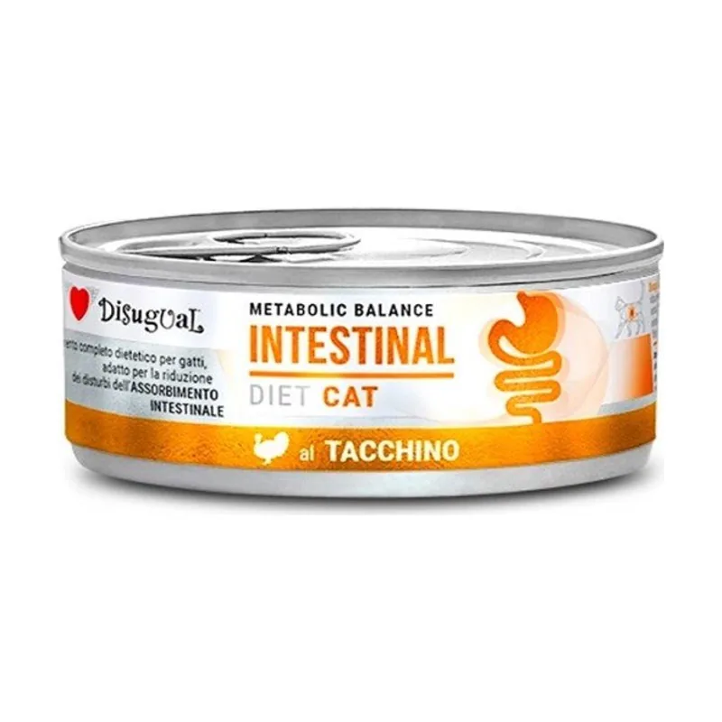 Disugual Diet Cat Intestinal Pavo Lata 12x85g