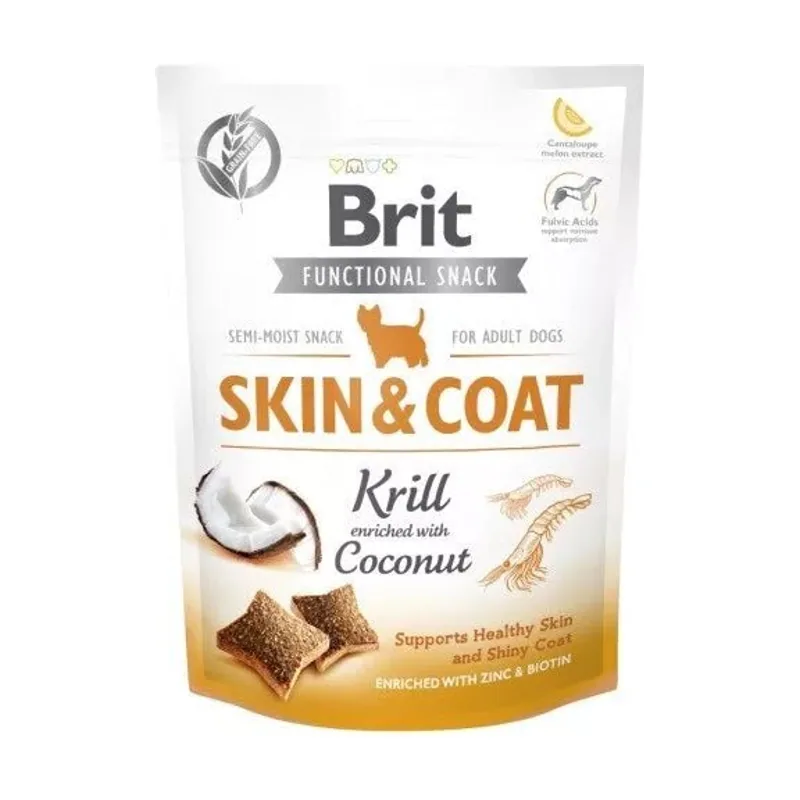 Brit Care Dog Functional Snack Piel Pelo Camarón Snacks 150g