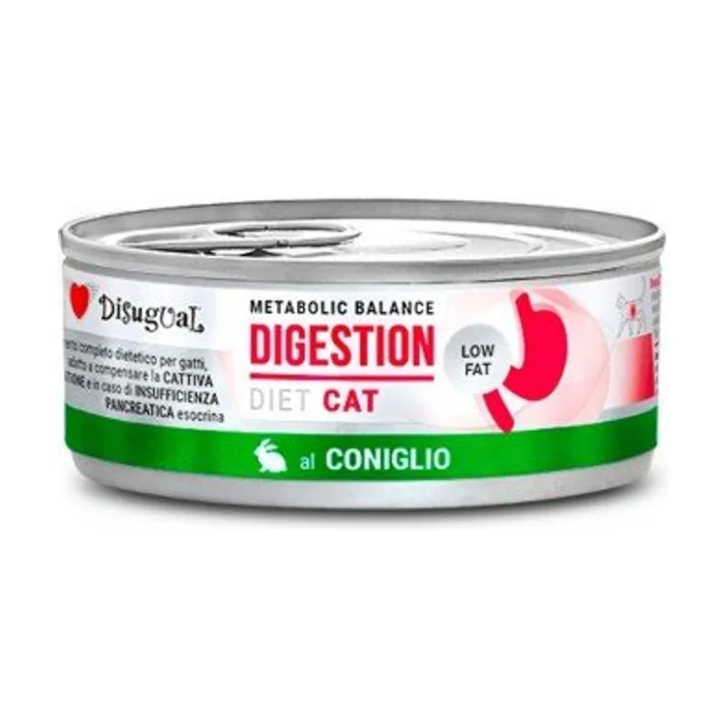 Disugual Diet Cat Digestion Conejo Lata 85g