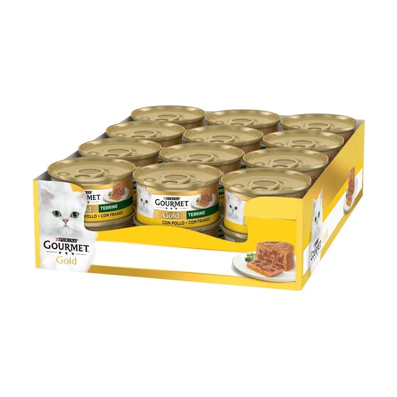 Purina Gourmet Gold Single Terrine Pollo Alimento Húmedo 24 x