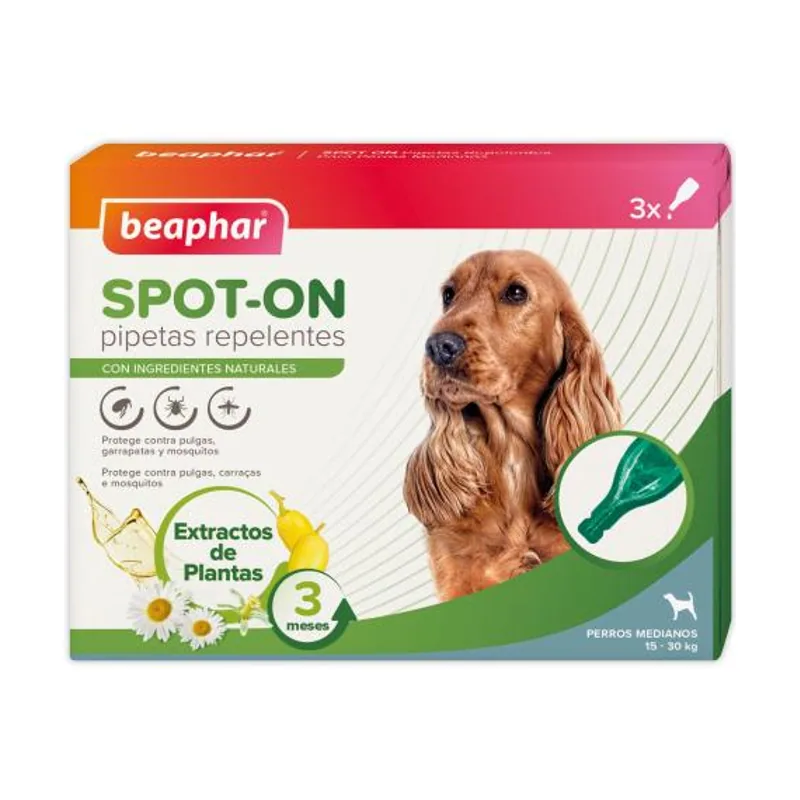 Beaphar Pipetas Repulsivas Antiparasitarias Perro Mediano 3