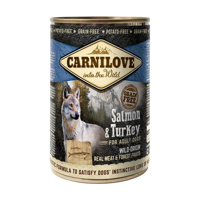 Carnilove Canine Adult Salmón Pavo Comida Húmeda 2,4Kg
