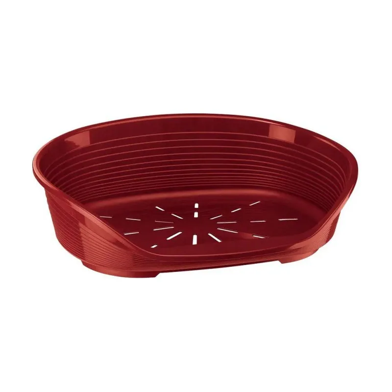 Ferplast Siesta Deluxe Cama Plástica Burdeos 1