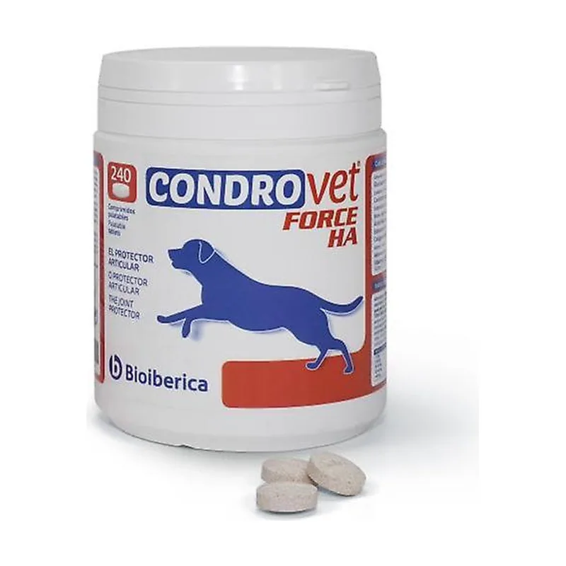 Bioiberica Condrovet Force HA Suplemento para Perros 240 comprimidos