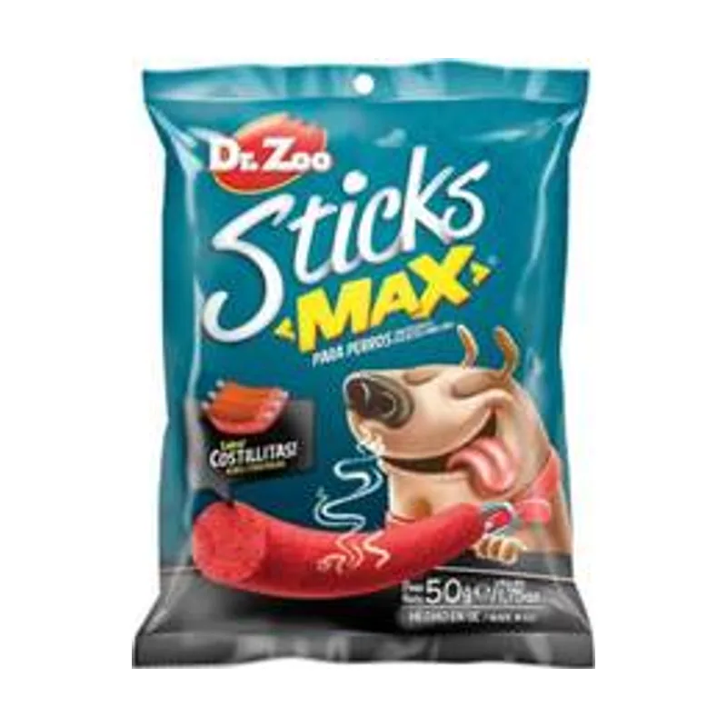 Drzoo Sticks Max Costillitas Snacks para Perros 50g
