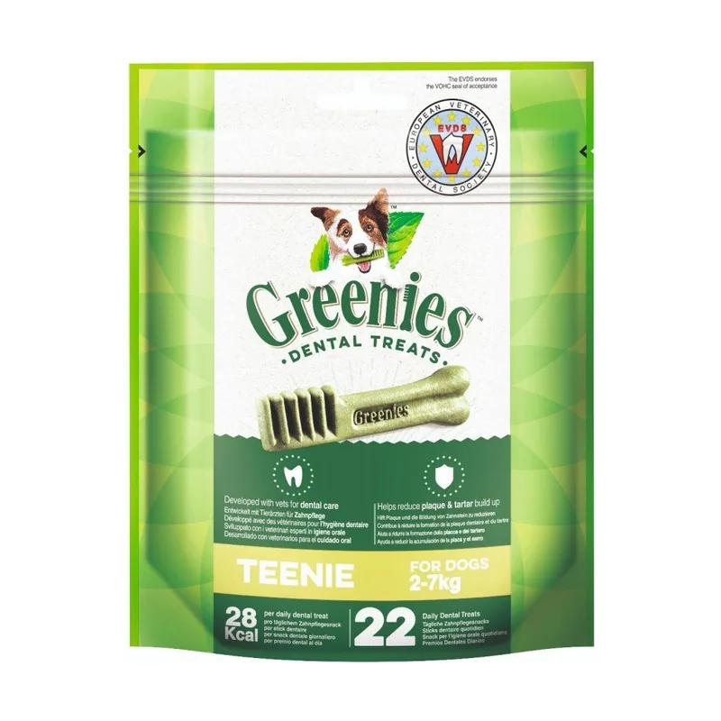 Greenies Dental Teenie Snack Dental para Perros Pequeños 6 sachets