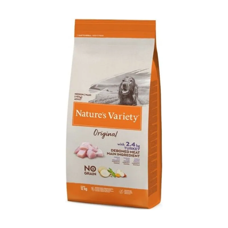 Nature's Variety Pavo Pienso para Perros Adultos Medium 12kg