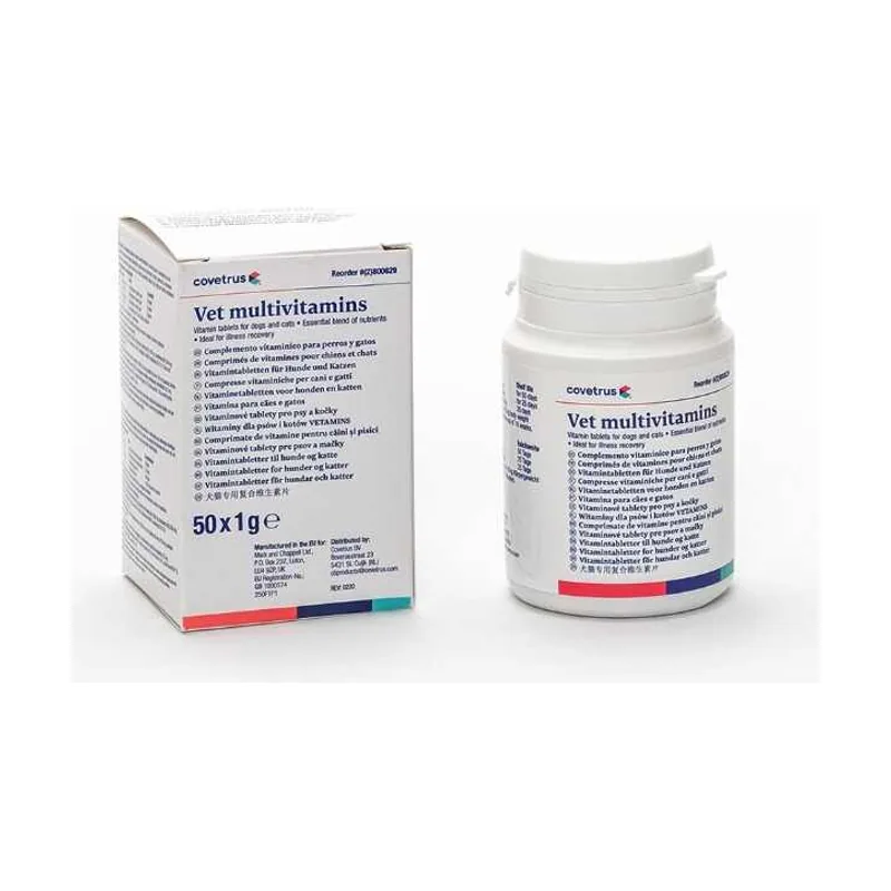 Swedencare Covetrus Vetamin Tabletas Masticables 50ud