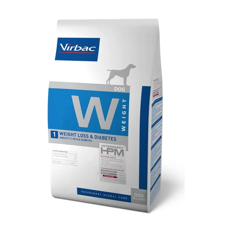 Virbac Pf HPM Canine Weight Loss Diabetes W1 Alimento Seco
