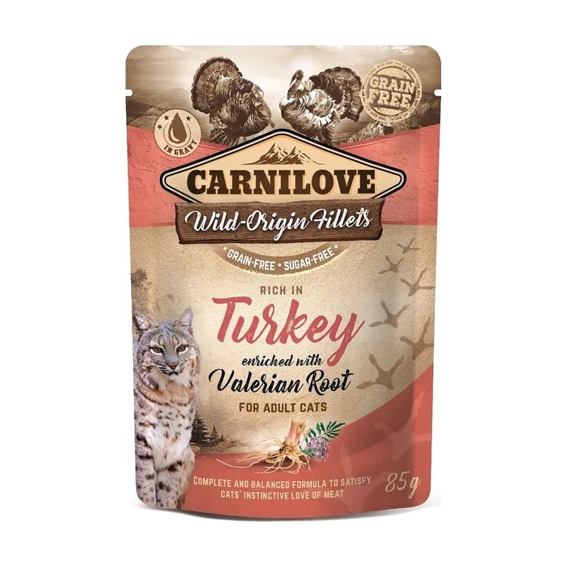 Carnilove Pavo Alimento Húmedo para Gatos 85g