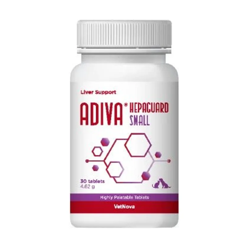 Vetnova Adiva Hepaguard Small Comprimidos 30