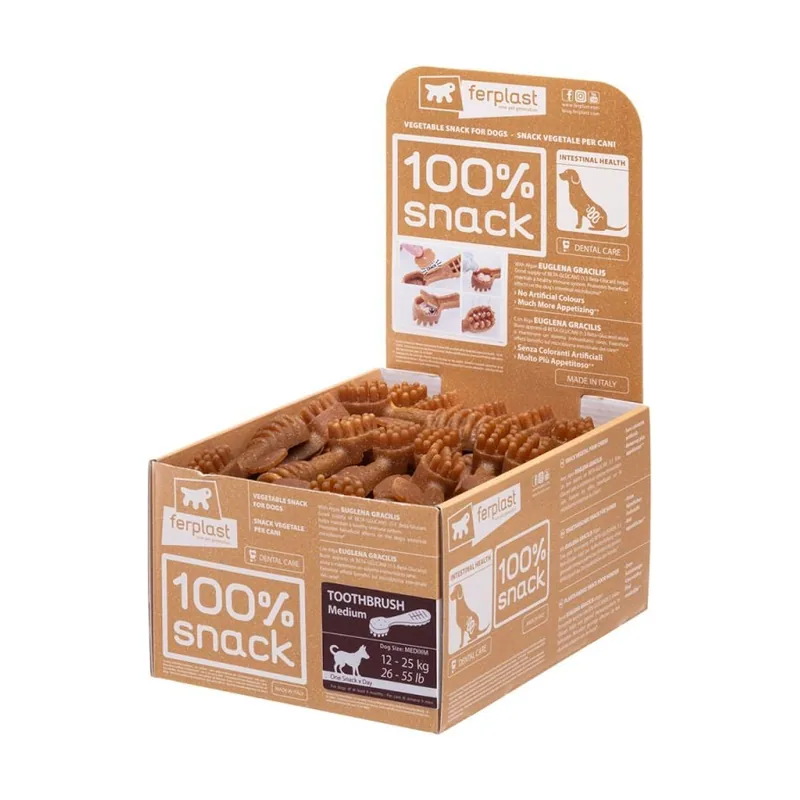 Ferplast 100% Snack Cepillo Dientes Small Alga Eugl 100