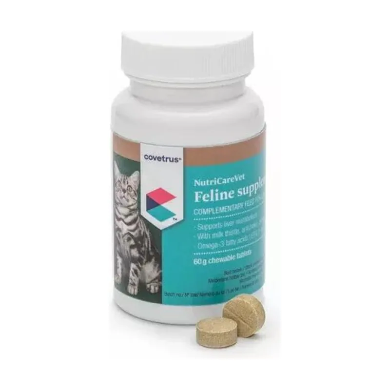 Covetrus Nutricarevet Suplemento Hepático Felino Tabletas 30