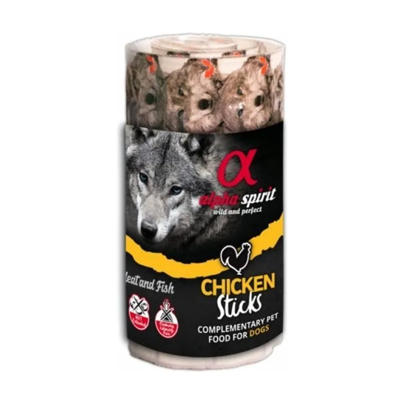 Alpha Spirit Canine Ristra Pollo Stick 12x16unidades