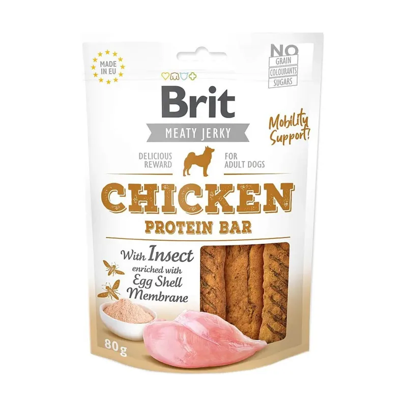 Brit Jerky Snack Pollo Snack para Perros 80g