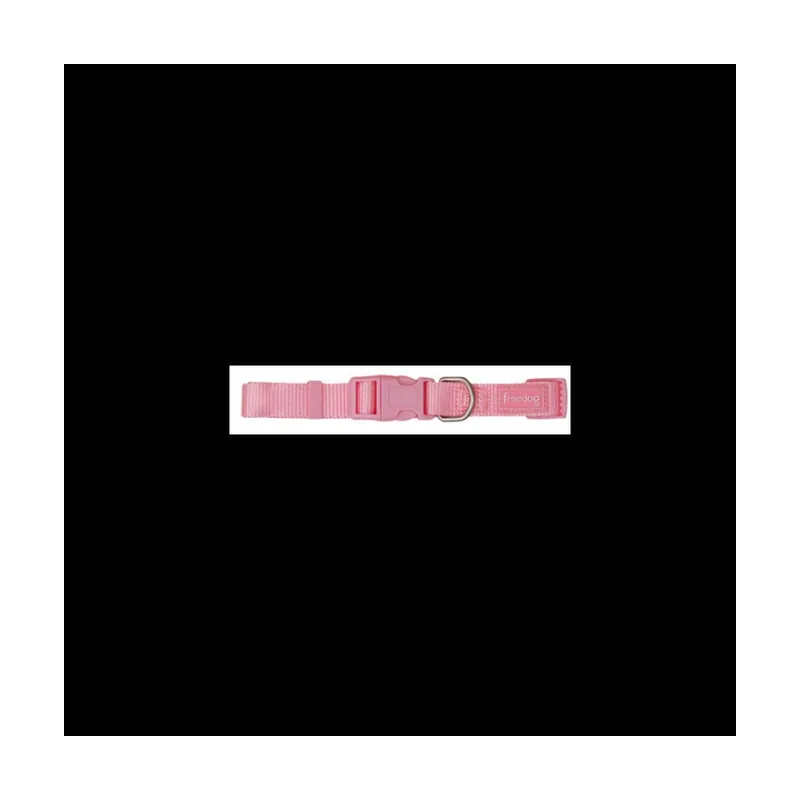Freedog Collar Nylon Basic Rosa 10mm 1