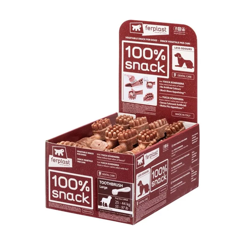 Ferplast 100% Snack Cepillo De Dientes Grande 30