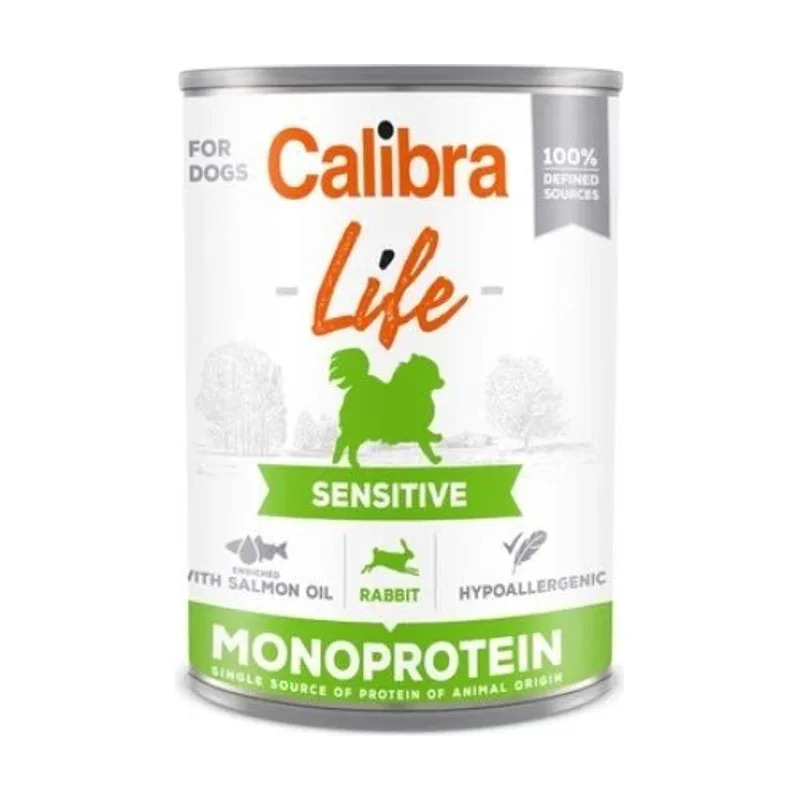 Calibra Dog Life Lata Sensitive Conejo 6