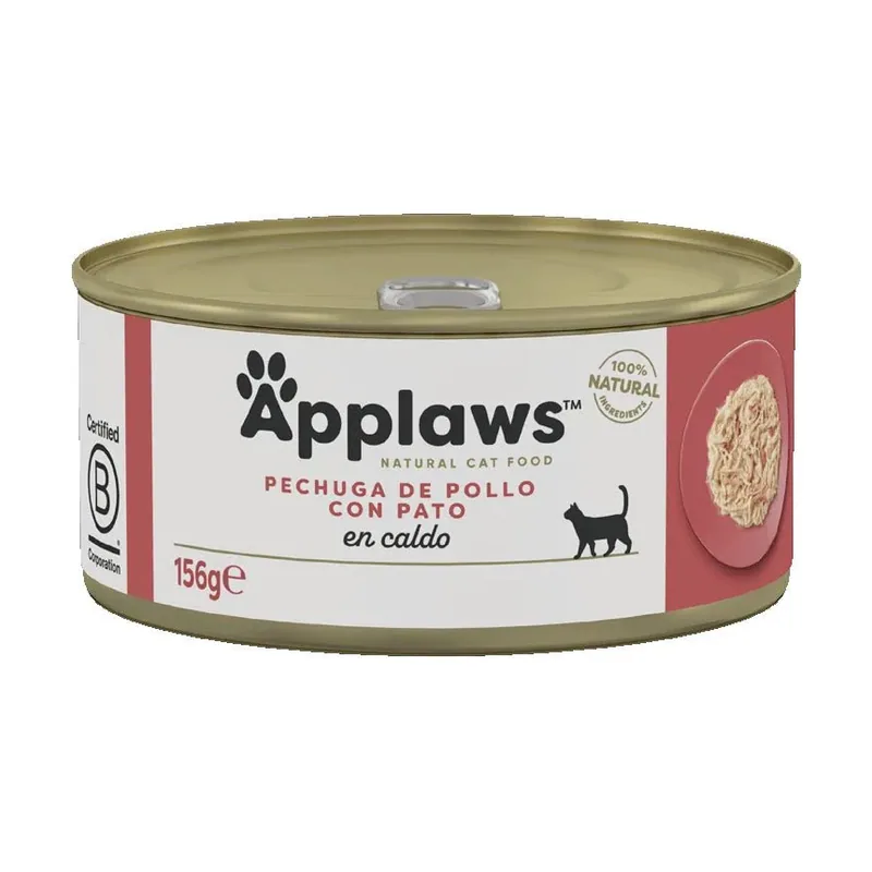 Applaws Comida Húmeda para Gatos Pollo y Pato 24x156gr