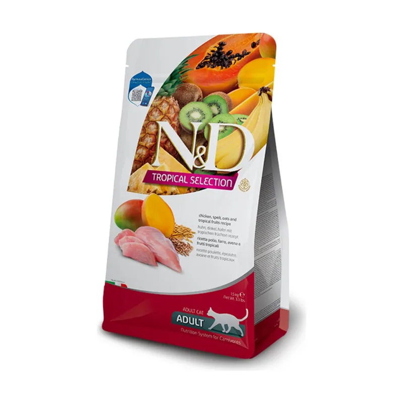 Farmina N&D Tropical Selection Pollo Piensos Secos Gato 1,5Kg