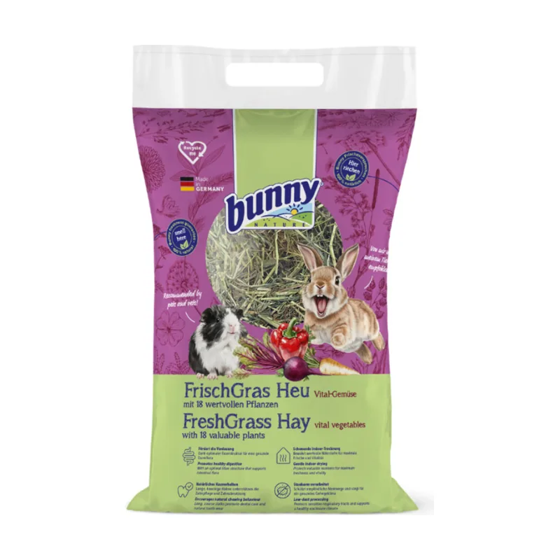 Bunny Heno Fresco Vegetales 500g