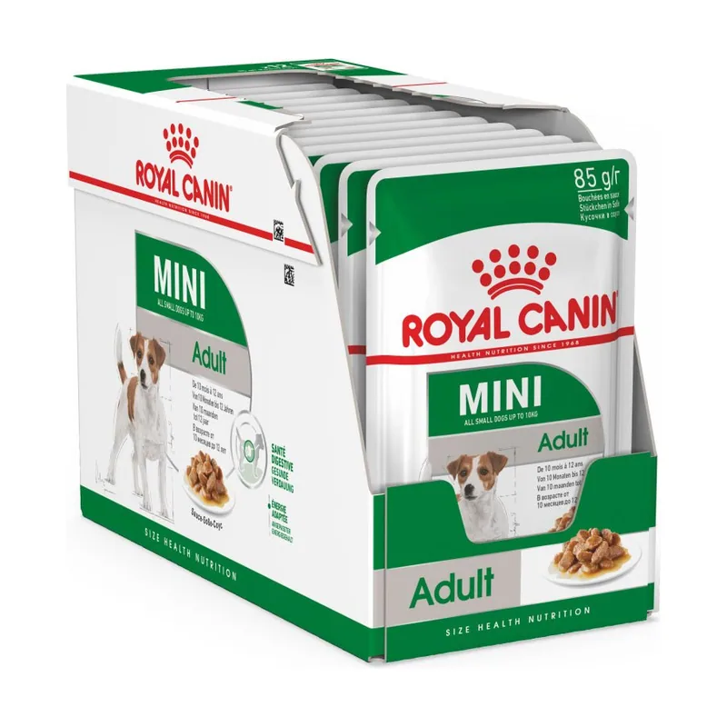 Royal Canin Mini Adult en Salsa Comida húmeda 12x85g