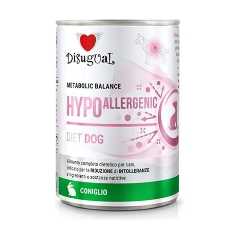 Disugual Diet Conejo Hipoalergénico Comida Húmeda 400g