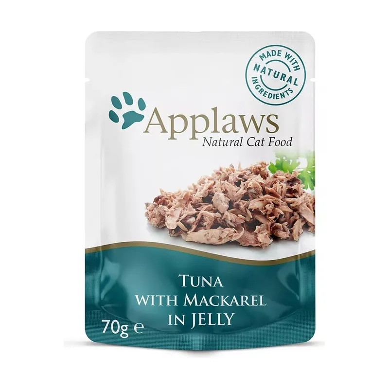 Applaws Filete de Atún y Caballa Nassfutter Gelatina 16 x