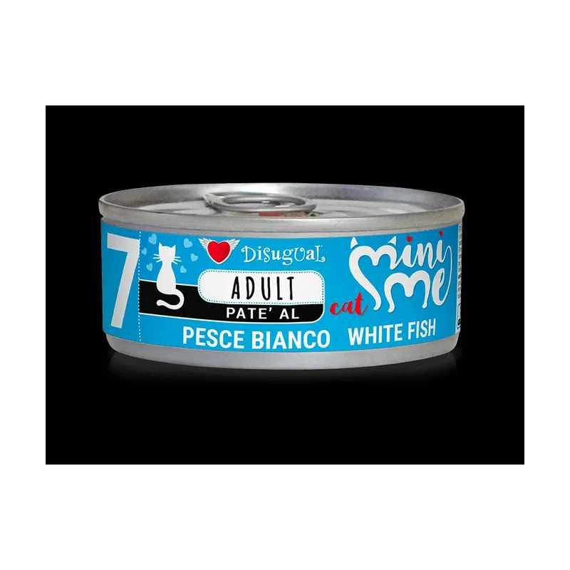 Disugual Mini-Me Cat Pescado Blanco Comida Húmeda 12x85g