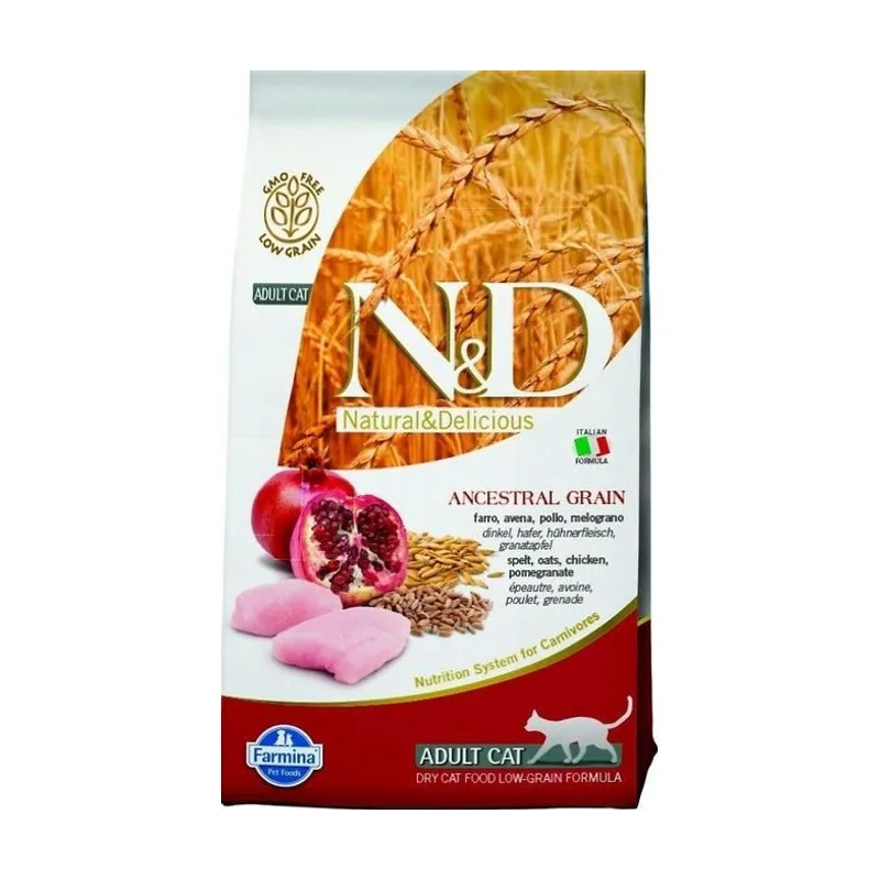 Farmina N&D Ancestral Pollo Comida Seca para Gatos 1,5Kg
