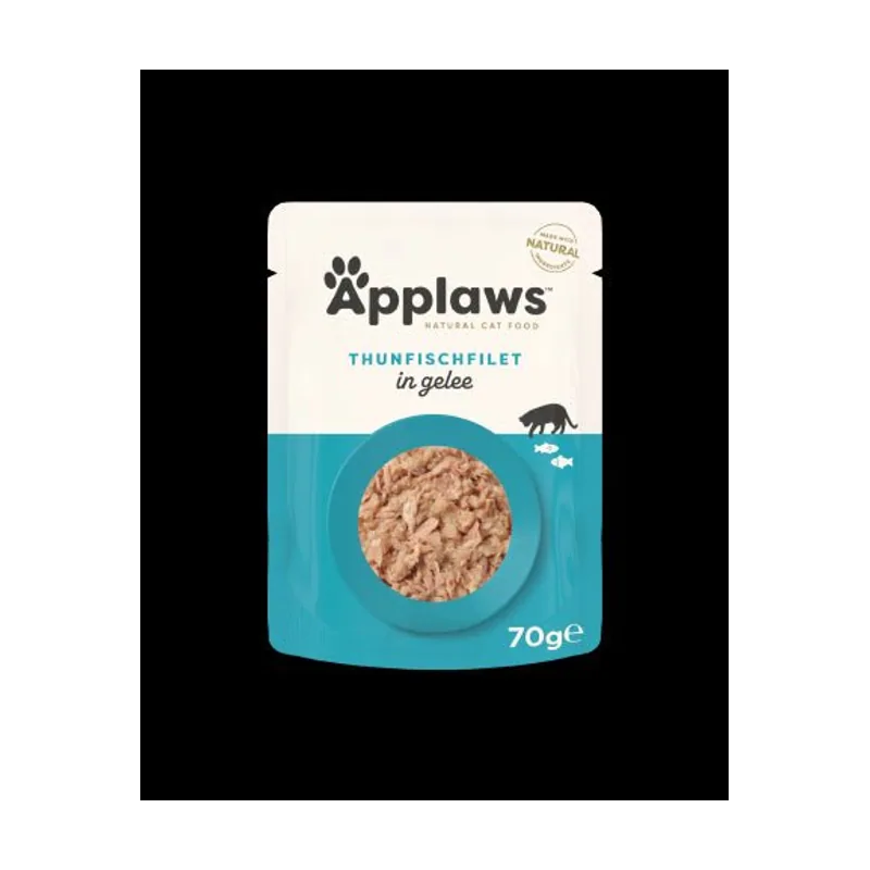 Applaws Filete de Atún en Gelatina Alimento Húmedo 16 sobres