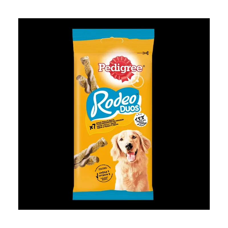 Pedigree Rodeo Duos Snacks Bacon y Pollo 123gx10ud
