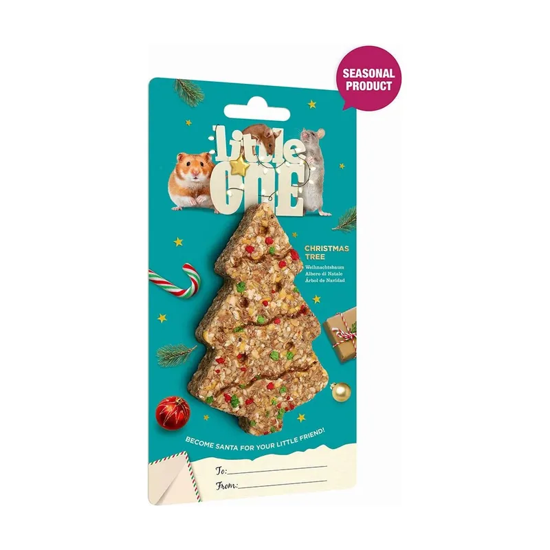 Little One Christmas Tree Treat-Toy Galleta 45g