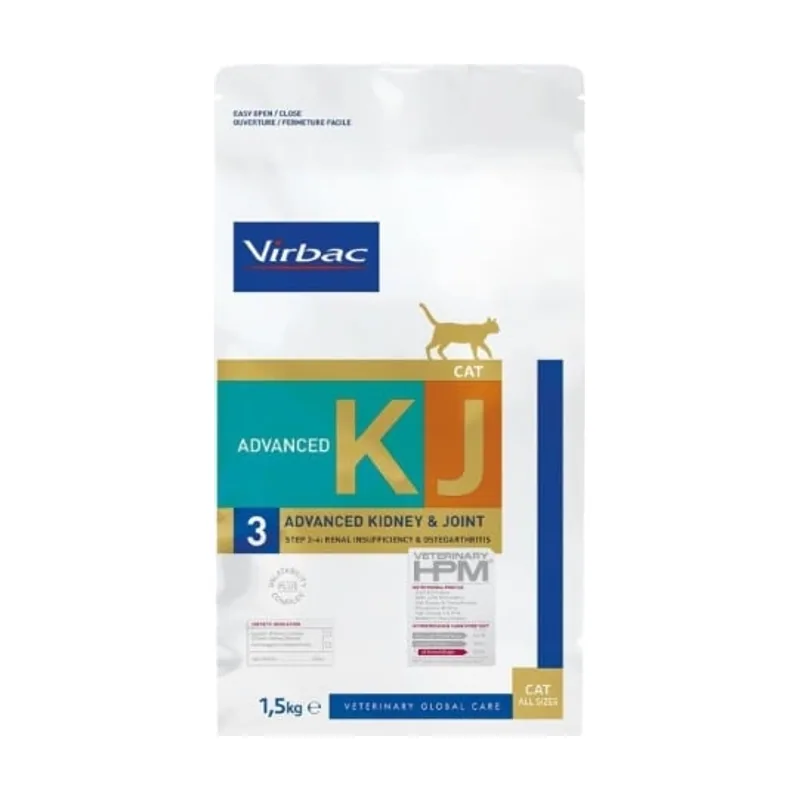 Virbac HPM Gato Advanced Kidney & Joint Pienso 1,5Kg