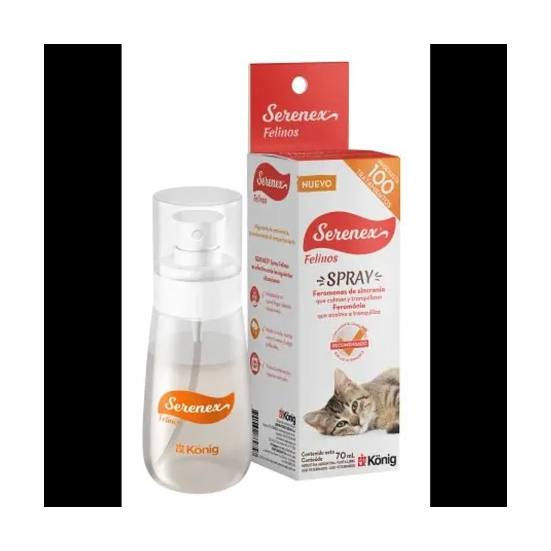 Konig Serenex Feromonas Gatos Relaxante 70ml