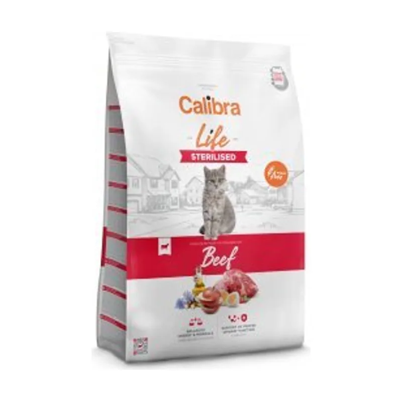 Calibra Cat Life Sterilised Ternera Pienso Seco 6kg