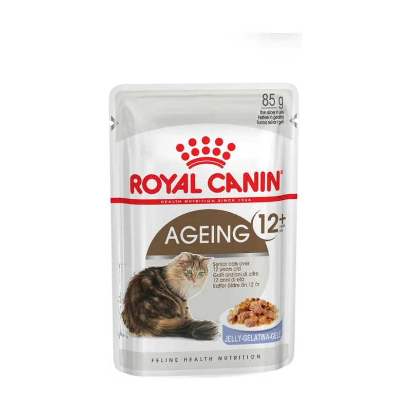 Royal Canin Feline Ageing +12 Comida Húmeda Gelatina 12