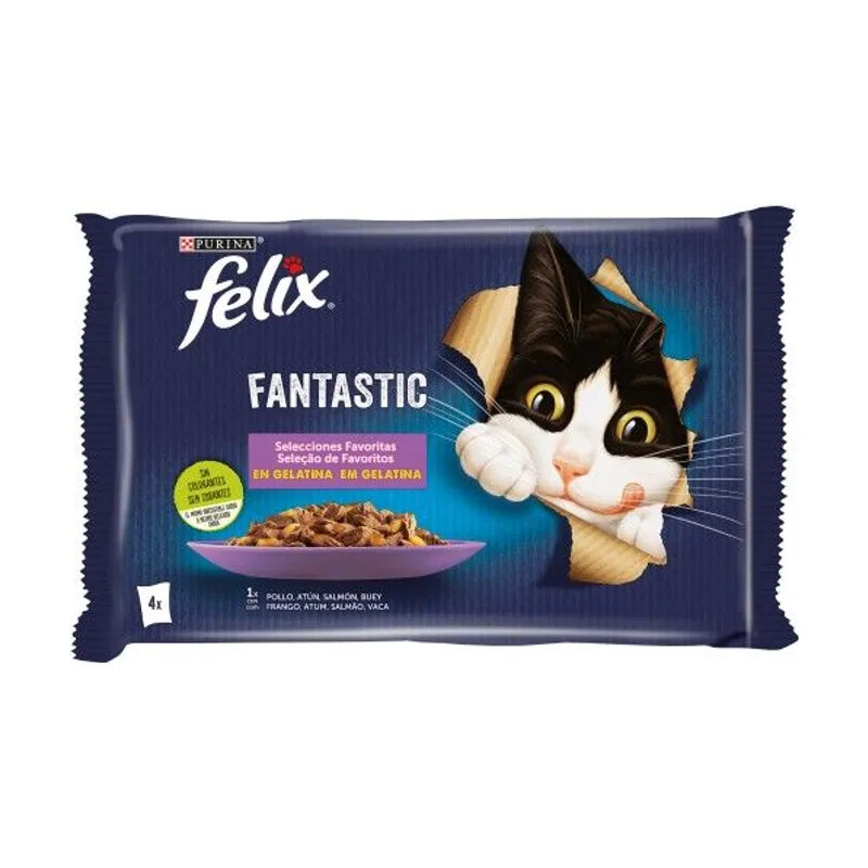 Purina Felix Feline Fantastic Selecciones Favoritas Sachets 12