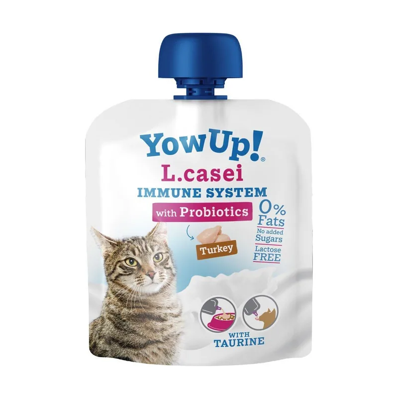 Yowup L.Casei Pavo Alimento para Gatos 10x85g