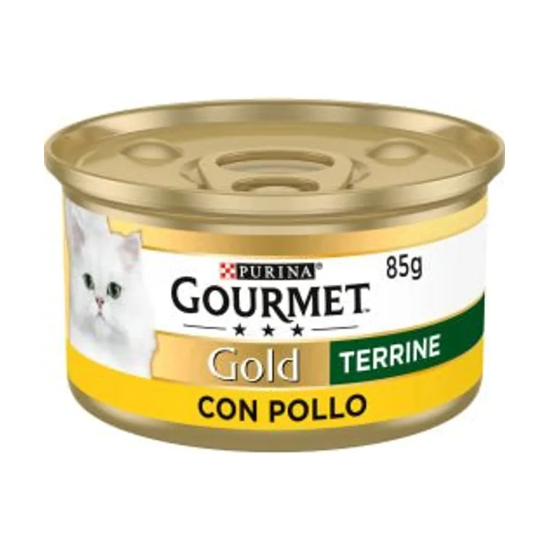 Purina Gourmet Gold Bocaditos en Salsa Pollo e Hígado Lata 85g