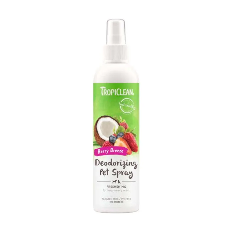 Tropiclean Spray Desodorizante Frutos Rojos y Coco 236ml