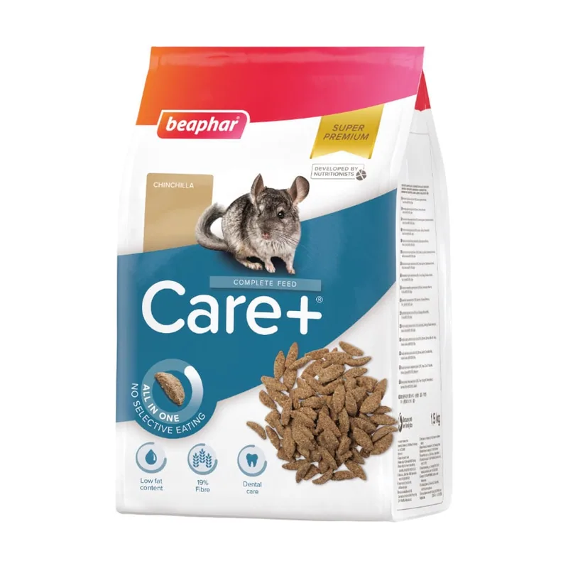 Beaphar Care+ Chinchilla Alimento Saco 1,5Kg