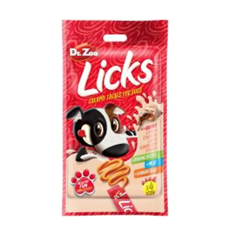 Drzoo Licks Snack Cremoso para Perros 12x15g