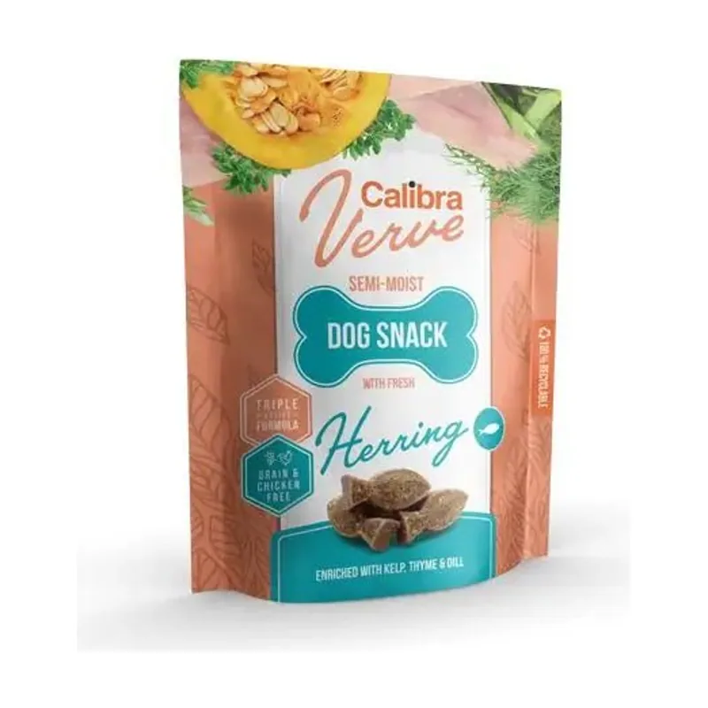 Calibra Dog Verve Snack Semihúmedo Arenque Fresco 150g