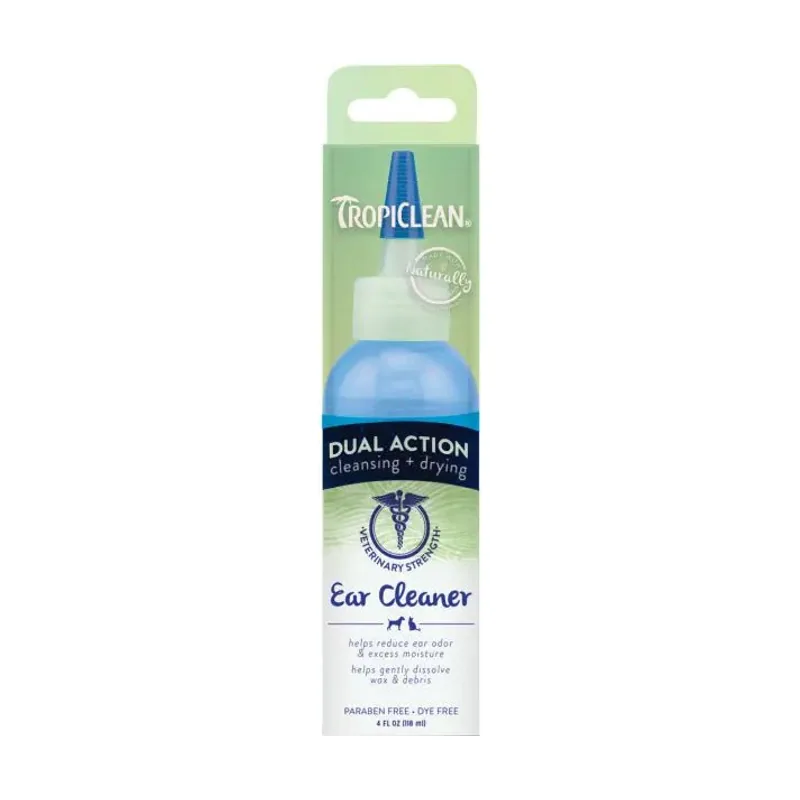 Tropiclean Limpiador Oídos Doble Acción 118ml