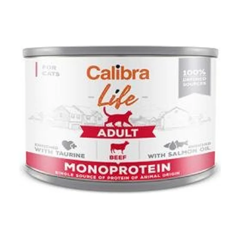 Calibra Cat Life Lata Adult Ternera 6 latas