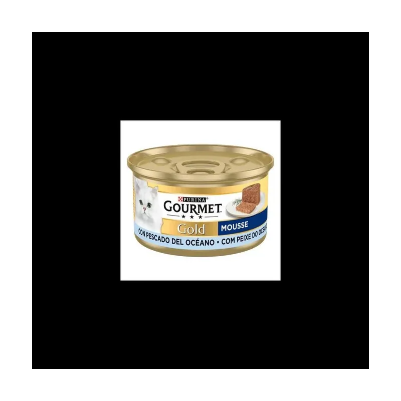 Purina Gourmet Gold Mousse Pescado del Océano x 85g